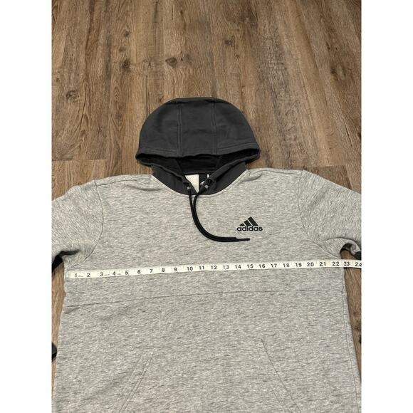 Adidas Mens Gray Hoodie Size Medium - Picture 9 of 11
